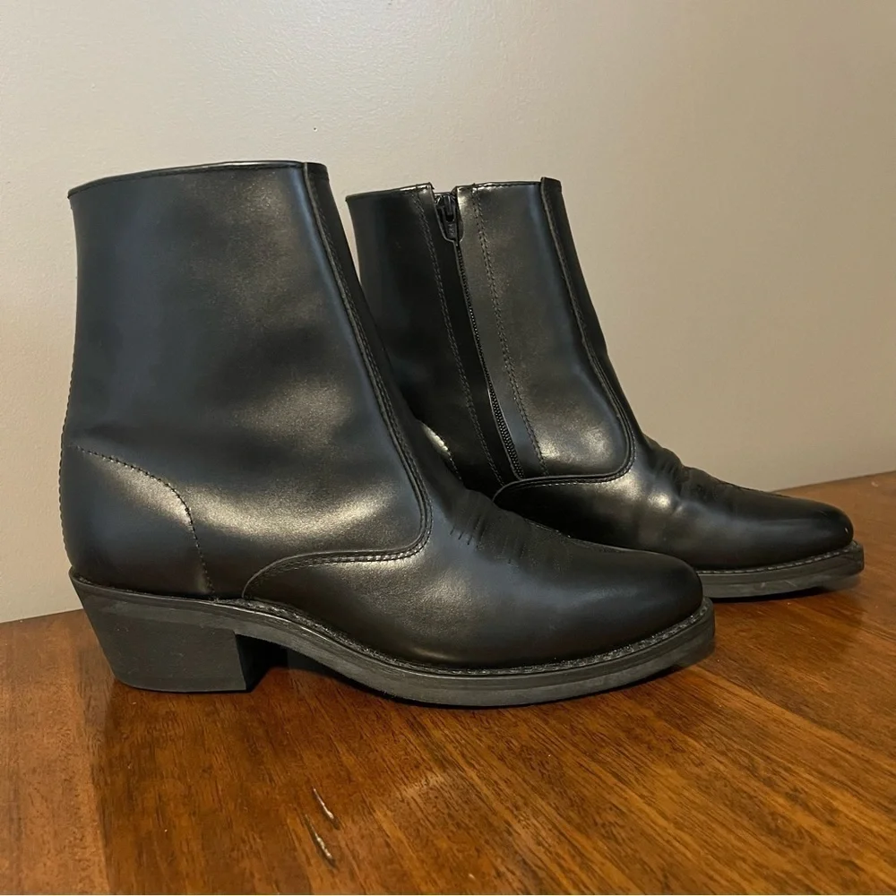 Mastersons boot company Men’s  OIL- CHEMICAL RESISTANT WORK BOOTS LEATHER Upper